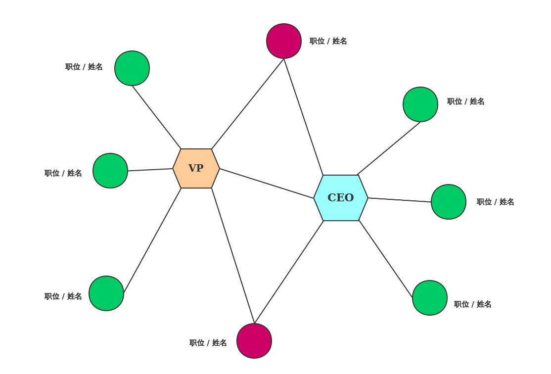 放射状组织结构图