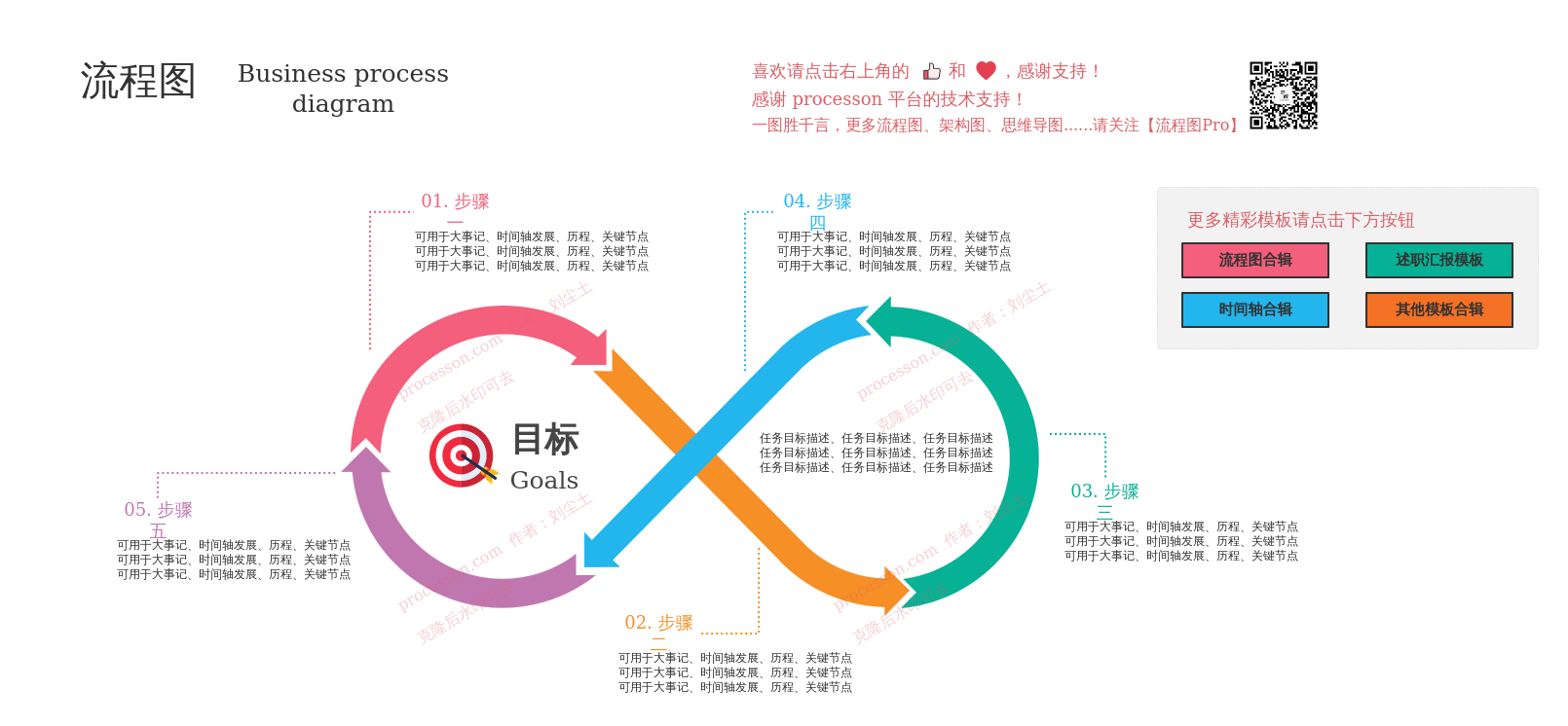 时间轴,里程碑,流程图-06